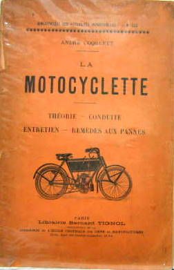 Couverture de LA MOTOCYCLETTE D'ANDRE COQUERET
