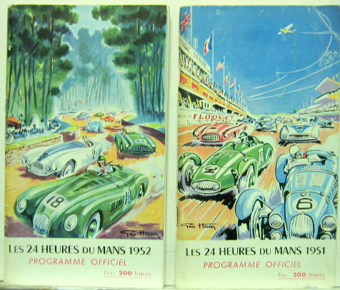 Couverture de 1951-1952 PROGRAMME DES 24 HEURES DU MANS DESSIN DE GEO HAM AU CHOIX