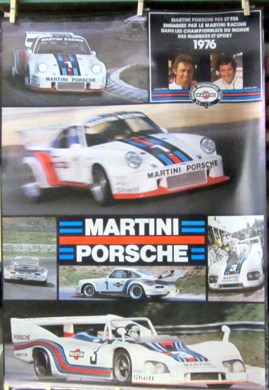Couverture de 1976 MARTINI PORSCHE 935-936 J.MASS ET J.ICKX AFFICHE ORIGINALE