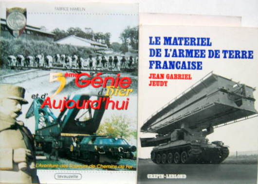 Couverture de LE MATERIEL DE L'ARMEE DE TERRE FRANCAISE - 5 ème GENIE D'HIER ET D'AUJOURD'HUI AU CHOIX