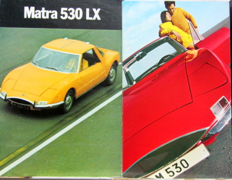 Couverture de MATRA 530 ET 530 LX LX  CATALOGUE AU CHOIX