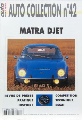 Couverture de MATRA DJET AUTO COLLECTION N°42