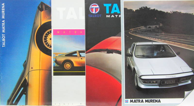 Couverture de MATRA SIMCA MURENA CATALOGUE