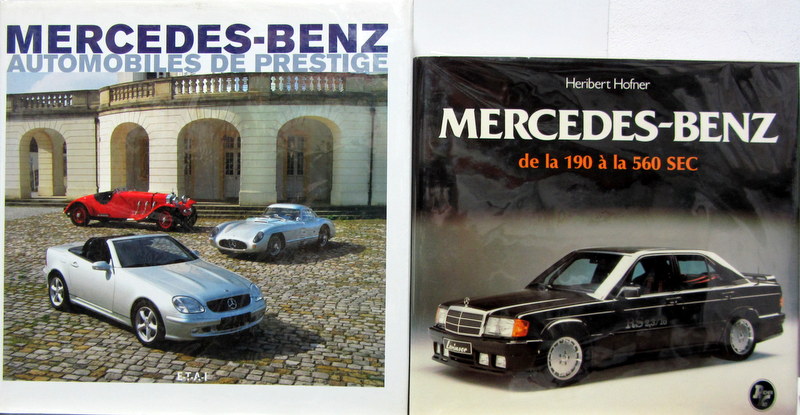 Couverture de MERCEDES-BENZ - AUTOMOBILES DE PRESTIGE- DE LA 190 A LA 560 SEC