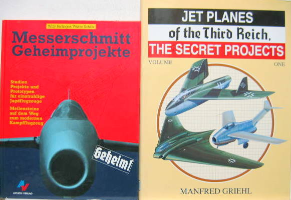 Couverture de MESSERSCHMITT GEHEIMPROJEKTE-THE SECRETS PROJECTS