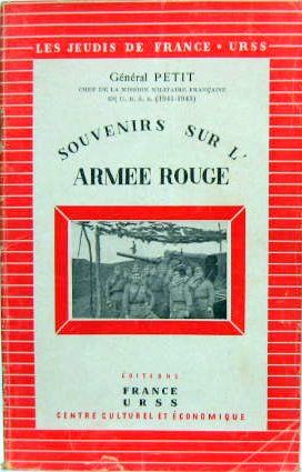 Couverture de SOUVENIRS SUR L'ARMEE ROUGE