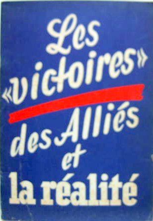 Couverture de LES VICTOIRES DES ALLIES ET LA REALITE