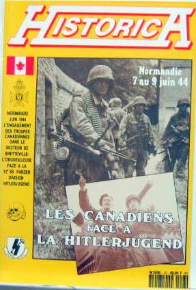 Couverture de LES CANADIENS FACE A LA HITLERJUGEND - NORMANDIE - 7 AU 9 JUIN 1944