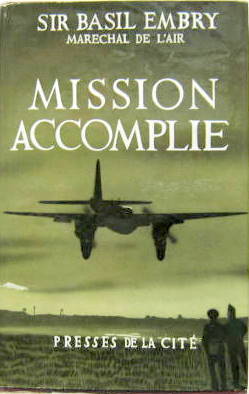 Couverture de MISSION ACOMPLIE DE SIR BASIL EMBRY