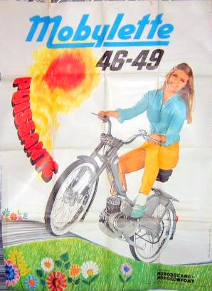 Couverture de 1968 MOBYLETTE 46-49 AFFICHE ORIGINALE