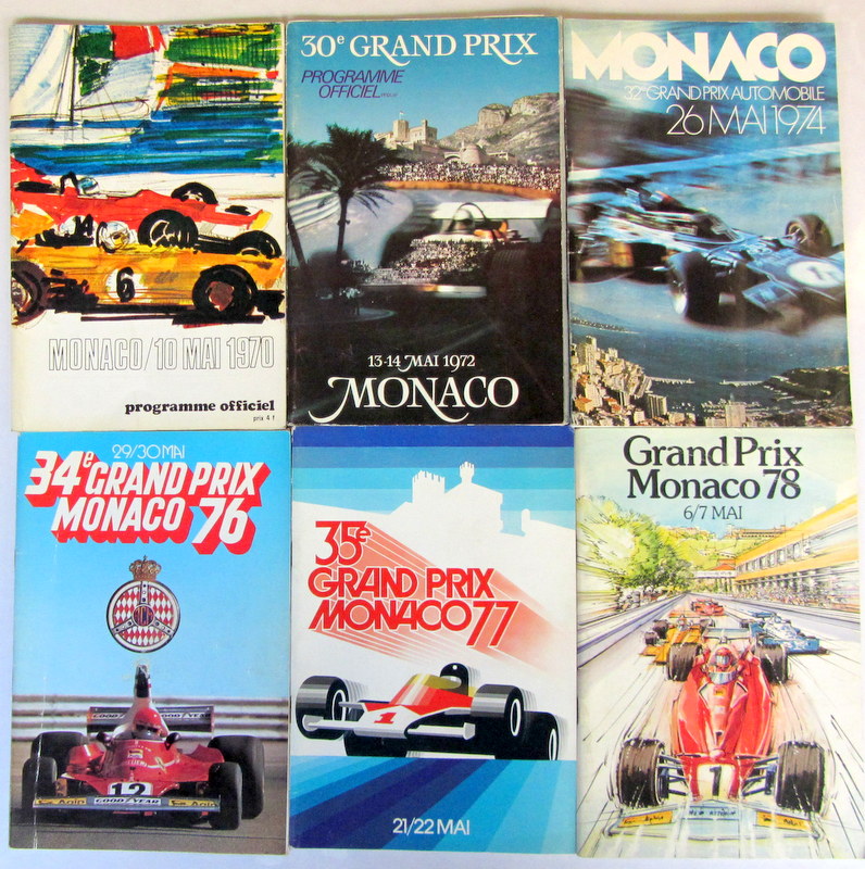Couverture de 1970 A 1978 MONACO PROGRAMME