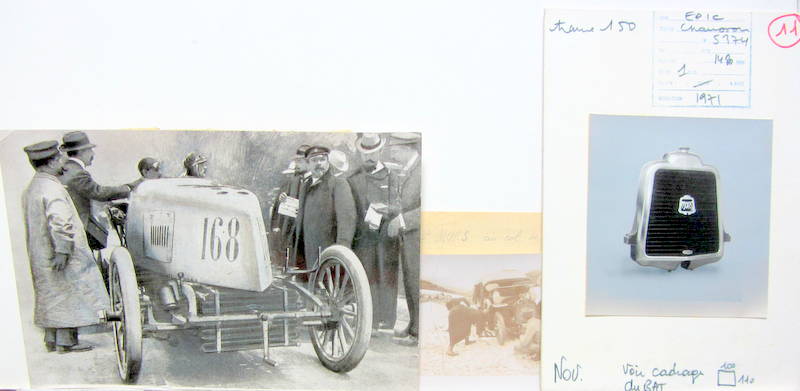 Couverture de MORS 1903 PHOTO - 1912 PHOTO DE VOYAGE AU COL DE VARS - PHOTO DE CHEZ CHAUSSON