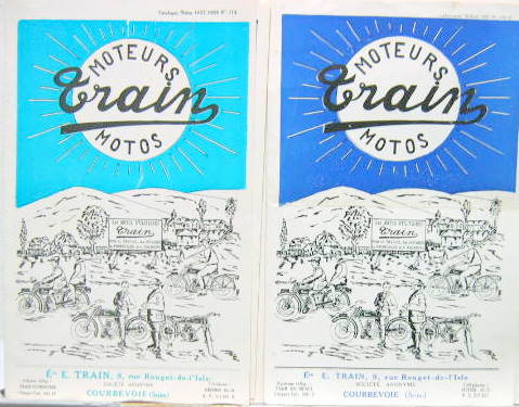 Couverture de 1927-1928-1929 MOTO TRAIN LA GAMME A COURBEVOIE AU CHOIX