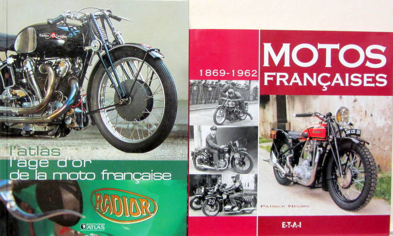 Couverture de L'ATLAS L'AGE D'OR DE LA MOTO FRANCAISE - 1869-1962 LES MOTOS FRANCAISES DE P.NEGRO