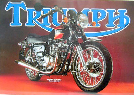 Couverture de TRIUMPH BONNEVILLE T 140 TR7V