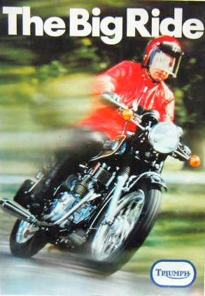 Couverture de TRIUMPH THE BIG RIDE TRIDENT T 150 V