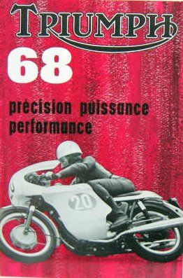 Couverture de 1968 TRIUMPH  PRECISION PUISSANCE 
PERFORMANCE