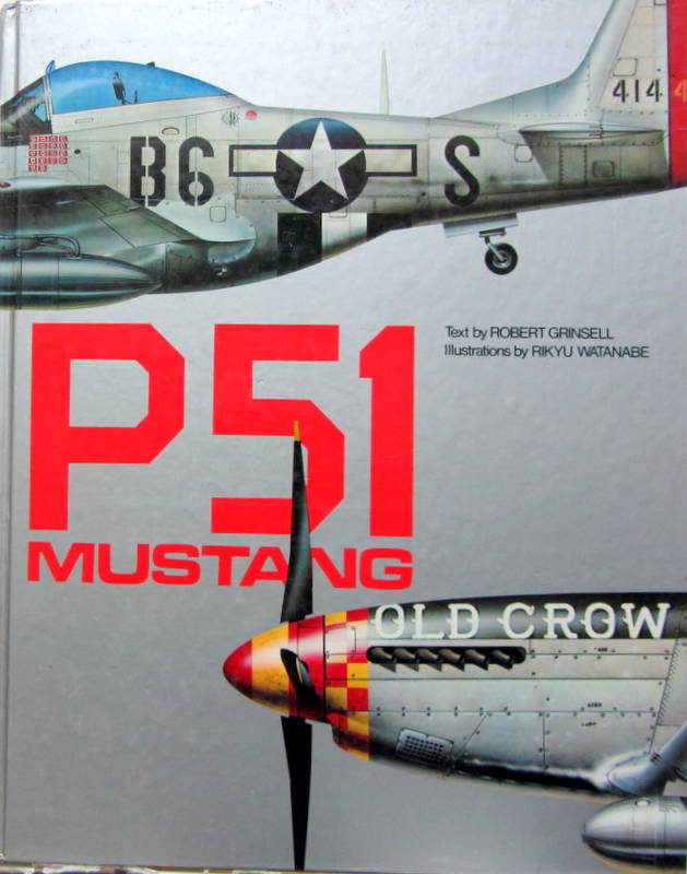 Couverture de P 51 MUSTANG DESSINS DE R.WATANABE