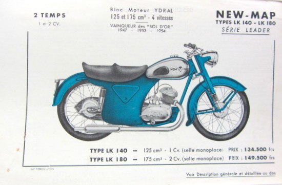 Couverture de NEW MAP LK140-LK180 SERIE LEADER  MOTEUR SACHS 125-175 CM3
