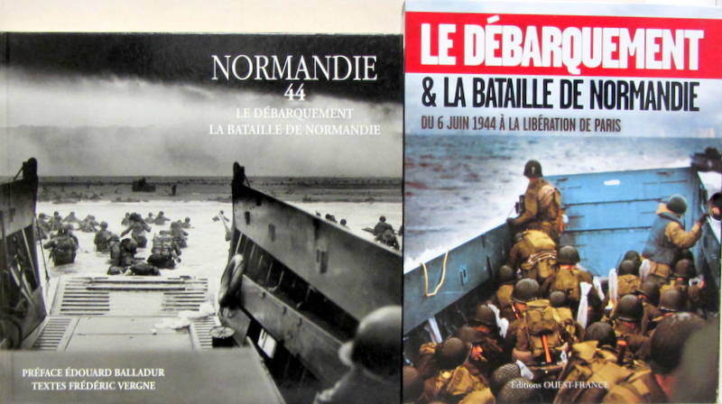 Couverture de NORMANDIE 44 - LE DEBARQUEMENT DU 6 JUIN 1944 A LA LIBERATION DE PARIS AVEC COPIE DE DOCUMENTS D'EPOQUE