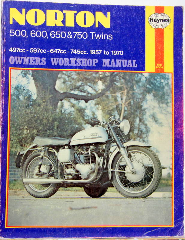 Couverture de NORTON 500-600-650-750 TWINS 1957 TO 1970 OWNERS WORKSHOP MANUAL  EN ANGLAIS