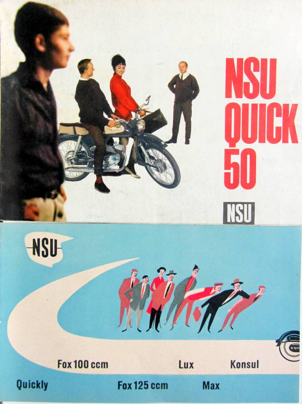 Couverture de NSU QUICK 50 - FOX LUX KONSUL QUICKLT MAX CATALOGUE