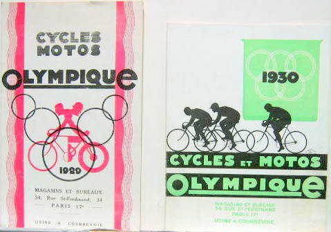 Couverture de 1929-1930-1955 OLYMPIQUE (PARIS COURBEVOIE)