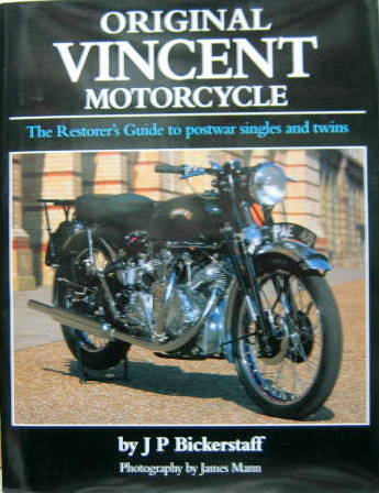 Couverture de ORIGINAL VINCENT MOTORCYCLE THE RESTORER4S GUIDE TO POSTWAR SINGLES AND TWINS EN ANGLAIS