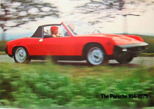 Couverture de 1975 PORSCHE 914 CATALOGUE EN ANGLAIS