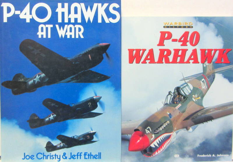 Couverture de P40 HAWKS AT WAR - WARHAWK EN ANGLAIS