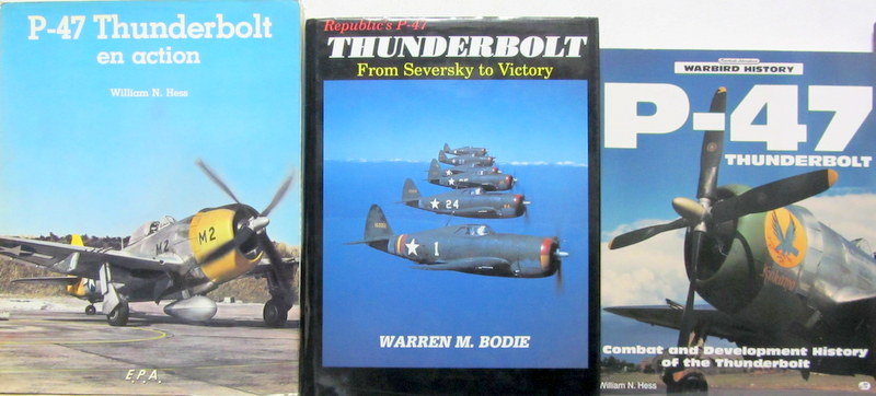 Couverture de P 47 THUNDERBOLT FROM SEVERSKY TO VICTORY-EN ACTION-COMBAT AND DEVELOPMENR AU CHOIX