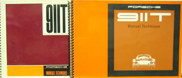 Couverture de 1967-1968 PORSCHE 911 T  LIVRET D'ENTRETIEN AU CHOIX