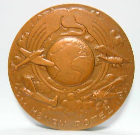 Couverture de 1911-1961 HENRY POTEZ ET POTEZ 840 MEDAILLE EN BRONZE GRAVEUR G.GUIRAUD