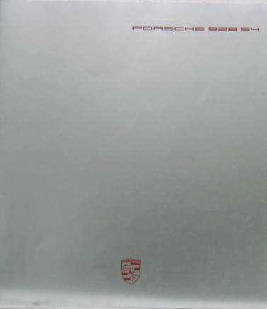 Couverture de 1987-7 PORSCHE 928 S4 CATALOGUE N°103410  EN ALLEMAND AVEC SA FICHE TECHNIQUE