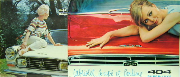 Couverture de PEUGEOT 404 CABRIOLET ET COUPE  CATALOGUE
