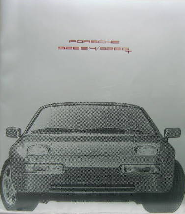 Couverture de 1990-8 PORSCHE 928 S4 ET GT CATALOGUE N°127220 EN ANGLAIS AVEC SA FICHE TECHNIQUE
