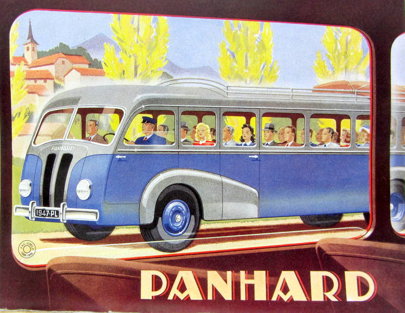 Couverture de PANHARD CAR AUTOBUS IE24 IE21 PROSPECTUS EN FAC SIMILE