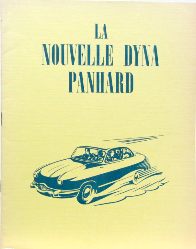 Couverture de 1953 PANHARD DYNA Z PRESENTATION