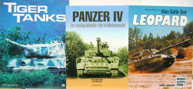 Couverture de TIGER TANKS - PANZER IV - MAIN BATTLE TANK LEOPARD