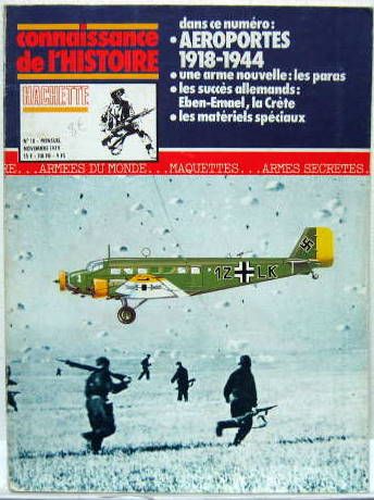 Couverture de REVUE CONNAISSANCE DE L'HISTOIRE - AEROPORTES 1918-1944