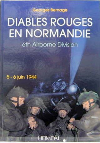 Couverture de DIABLES ROUGES EN NORMANDIE 
6 th AIRBONNE DIVISION 5-6 JUIN 1944