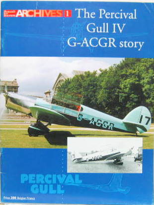 Couverture de THE PERCIVAL GULL IV G-ACGR STORY EN ANGLAIS