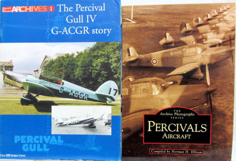 Couverture de THE PERCIVAL GULL IV G ACGR STORY - PERCIVALS AIRCRAFT EN ANGLAIS