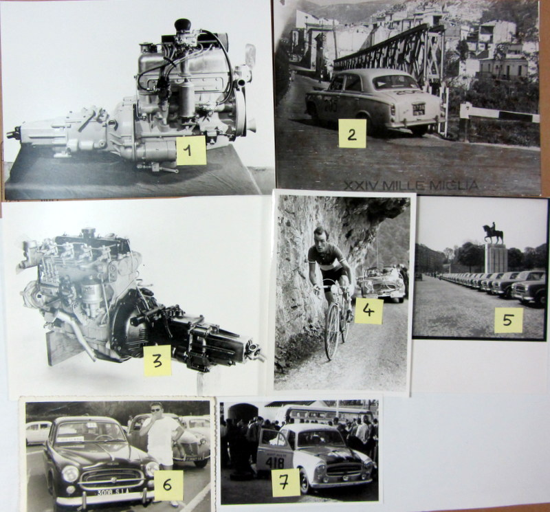 Couverture de PEUGEOT 403 PHOTOS DIVERSES