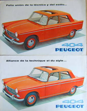 Couverture de 1960-1 PEUGEOT 404 BERLINE