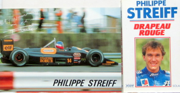 Couverture de PHILIPPE STREIF DRAPEAU ROUGE ET PLAQUETTE AVEC SON HISTORIQUE