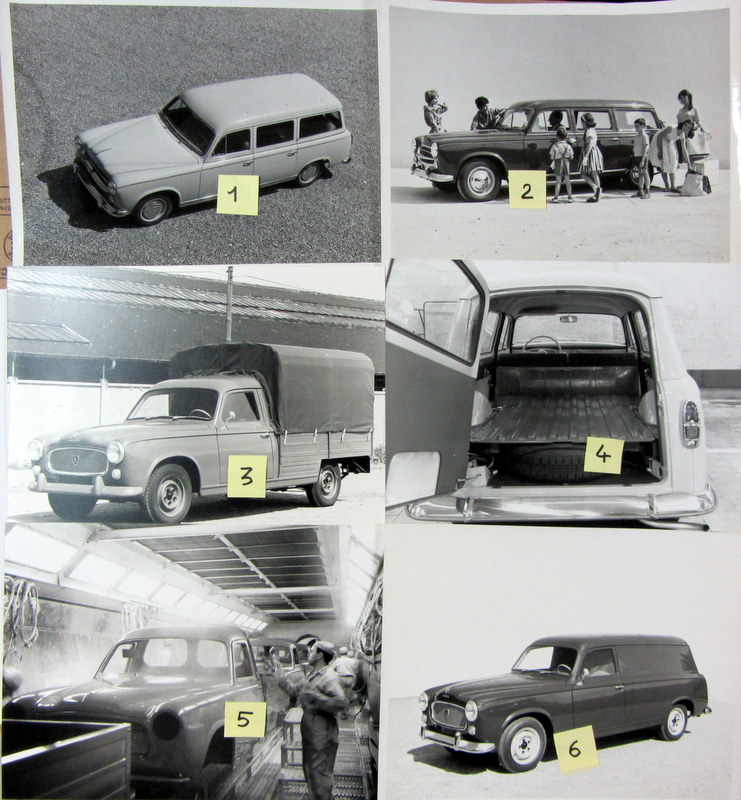 Couverture de PEUGEOT 403 BREAK ET UTILITAIRE  PHOTO