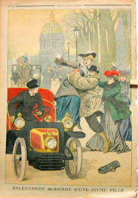 Couverture de 1902 ENLEVEMENT MODERNE D'UNE JEUNE FILLE A PARIS
