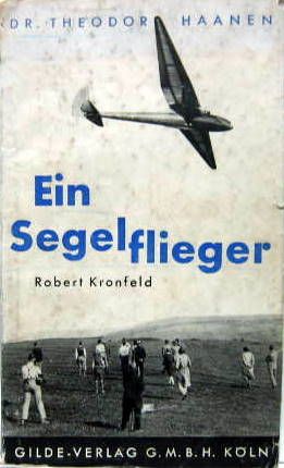 Couverture de ROBERT KRONFELD - EIN SEGELFLIEGER