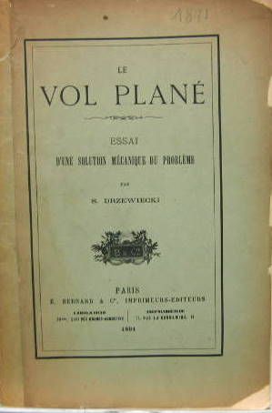 Couverture de LE VOL PLANÉ - ESSAI D'UNE SOLUTION MÉCANIQUE DU PROBLÈME